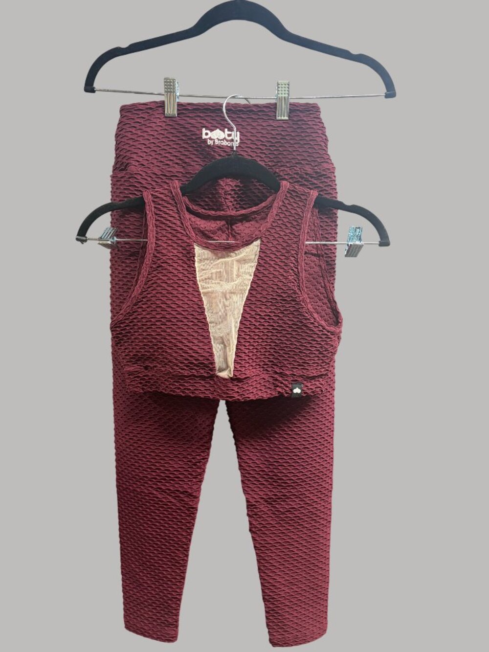 Booty by Brabants Croco merlot leggings set
